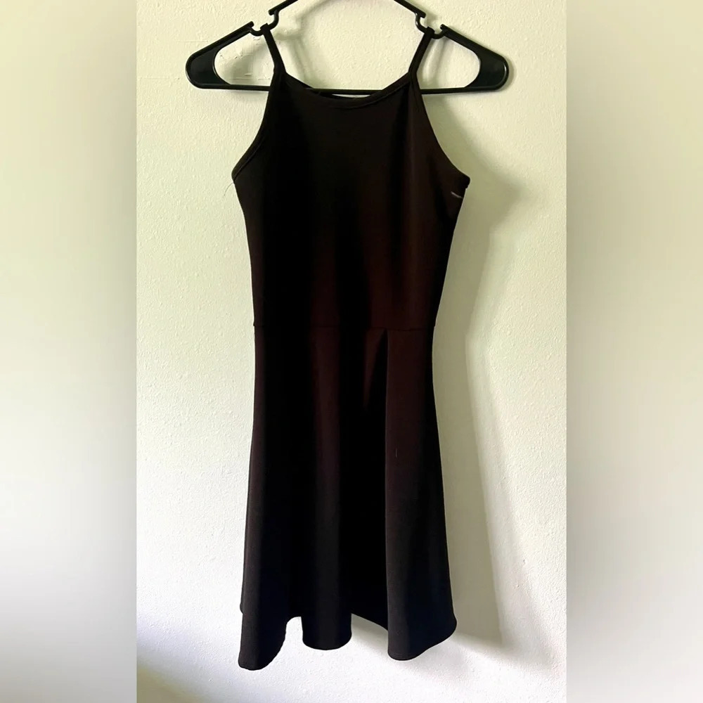 Olivia Rae Halter Fit & Flare Black Dress - Small - Picture 2 of 3
